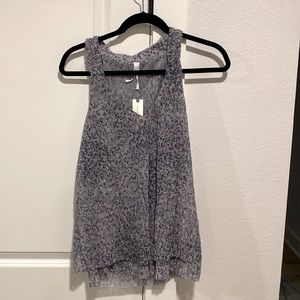 Anthro shimmery cool tone tank top